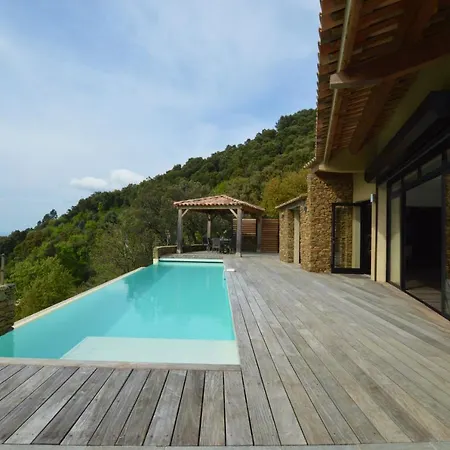 Avec Piscine A Debordement Et Vue Oletta (Corsica)